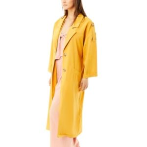Moon River Jackets & Coats - yellow relaxed long blazer Moon River Jackets & Coats - yellow relaxed long blazer